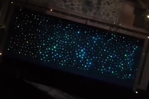 泳池星空燈